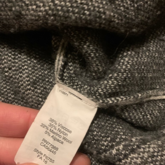 Madewell // Charcoal Windowpane Crewneck Sweater - Picture 8 of 10